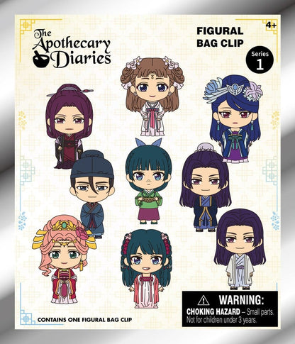 Apothecary Diaries 3D PVC Bag Clips Series 1 Display (24) Monogram Int.