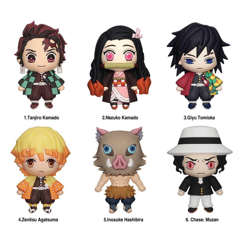 Demon Slayer: Kimetsu no Yaiba 3D 3D Magnets Series 1 Display (12) Monogram Int.