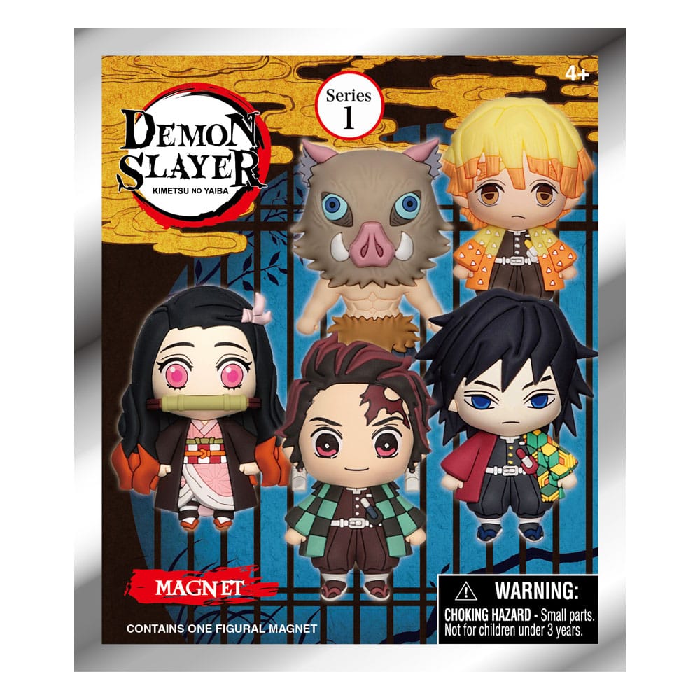 Demon Slayer: Kimetsu no Yaiba 3D 3D Magnets Series 1 Display (12) Monogram Int.