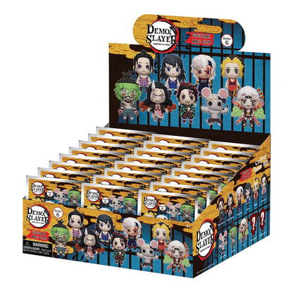 Demon Slayer: Kimetsu no Yaiba 3D PVC Bag Clips Series 6 Display (24) Monogram Int.