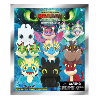 How to Train Your Dragon 3D PVC Bag Clips Series 1 Display (24) Monogram Int.