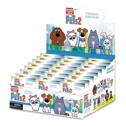 The Secret Life of Pets 3D PVC Bag Clips  Series 1 Display (24) Monogram Int.