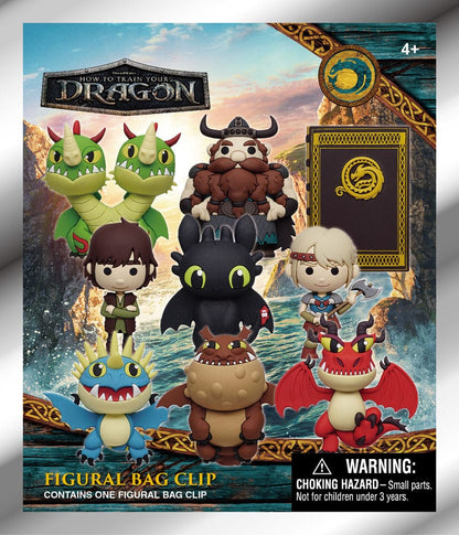 How to train your Dragon 3D PVC Bag Clips 2025 Movie Display (24) Monogram Int.