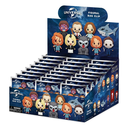 Universal 3D PVC Bag Clips Vault Horror Series 1 Display (24) Monogram Int.