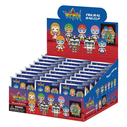 Voltron 3D PVC Bag Clips 40th Anniversary Display (24) Monogram Int.
