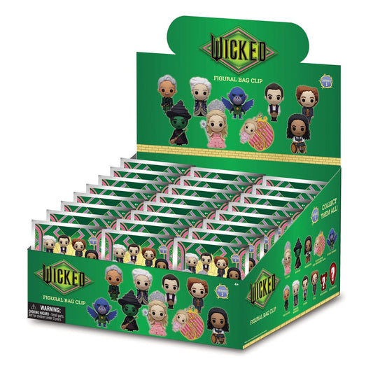 Wicked 3D Foam Bag Clips Series 1 Display (24) Monogram Int.