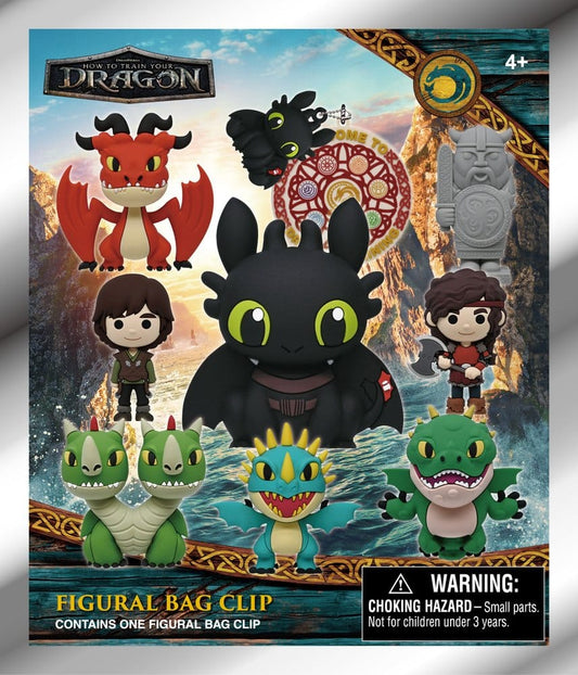 How to Train Your Dragon 3D PVC Bag Clips Series 2 Display (24)
