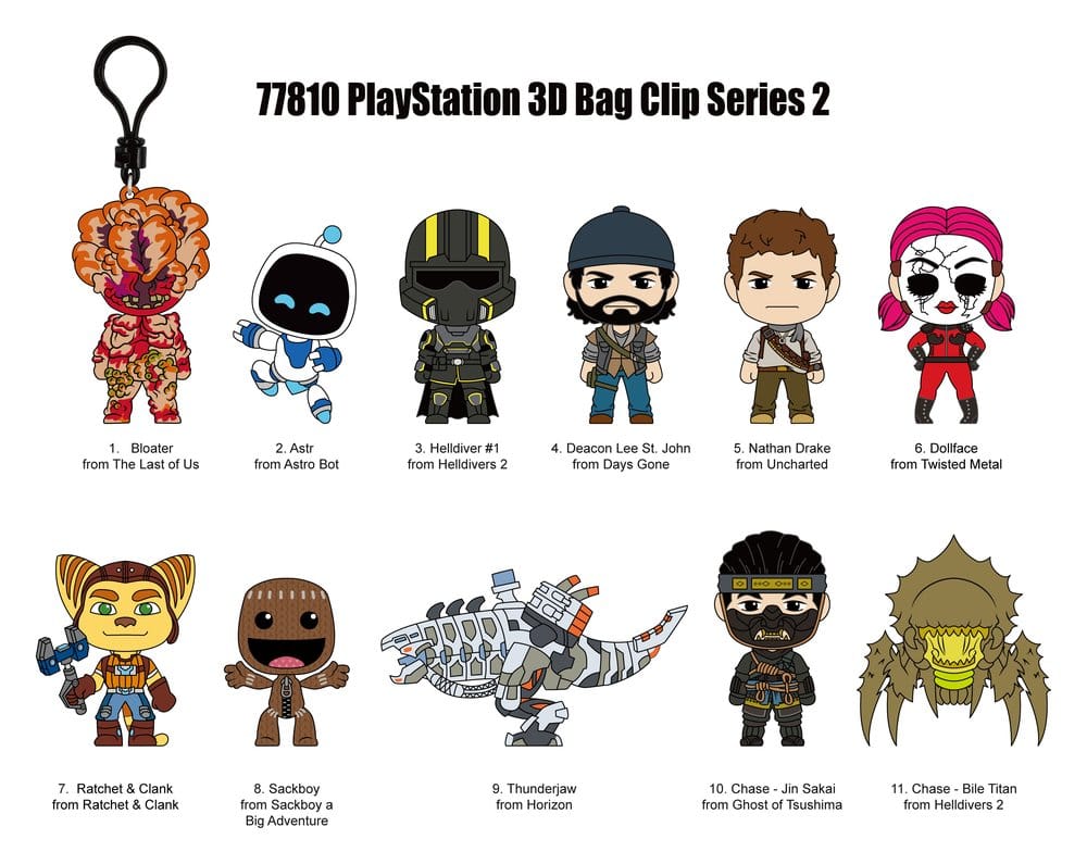 Sony PlayStation 3D Foam Bag Clips Series 2 Display (24)