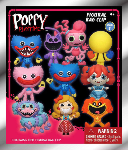 Poppy Playtime PVC Bag Clips Series 1 Display (24)