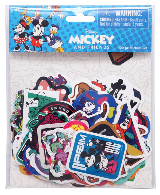 Mickey & Friends Sticker set 100 pieces Assortment (20) Monogram Int.