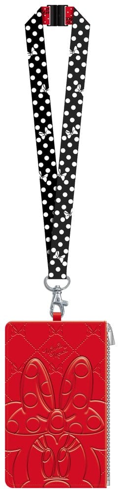 Minnie Mouse Lanyard with Pouch Passport Holder Monogram Int.
