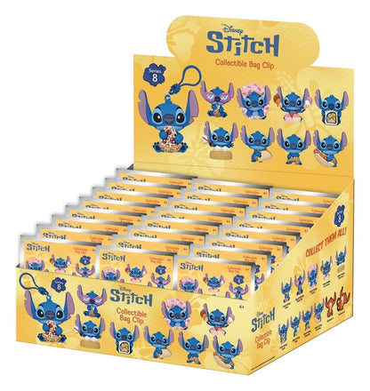Lilo & Stitch 3D Foam Bag Clips Series 8 Display (24) Monogram Int.