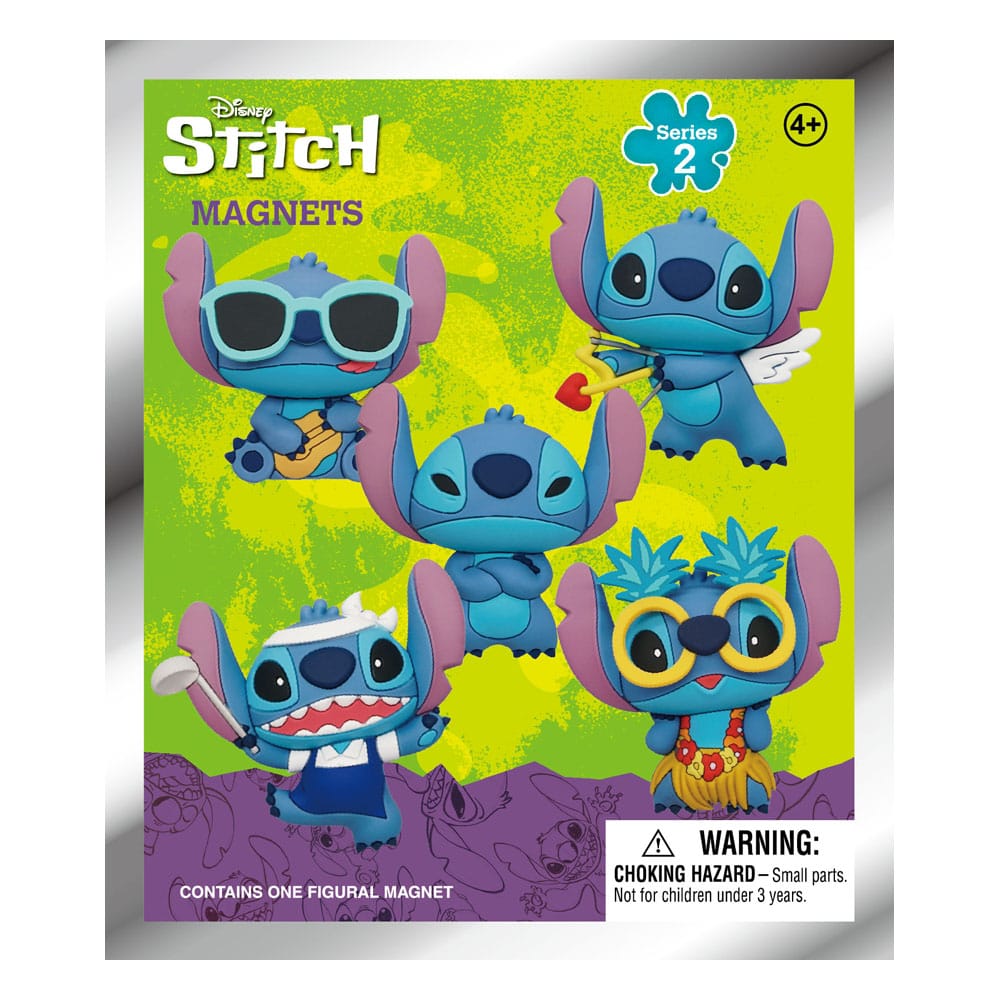 Lilo & Stitch 3D 3D Magnets Series 2 Display (12) Monogram Int.