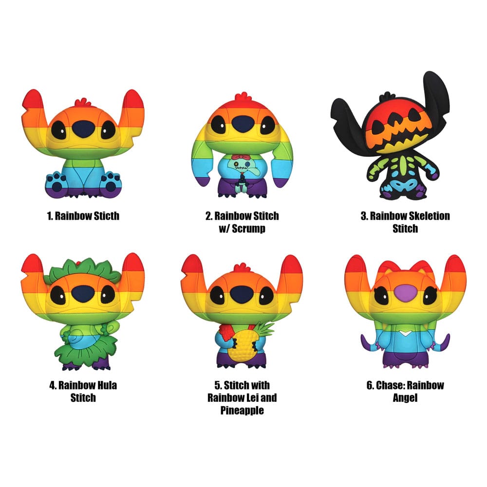 Lilo & Stitch 3D Magnets Series 4 Display (12) Magnets