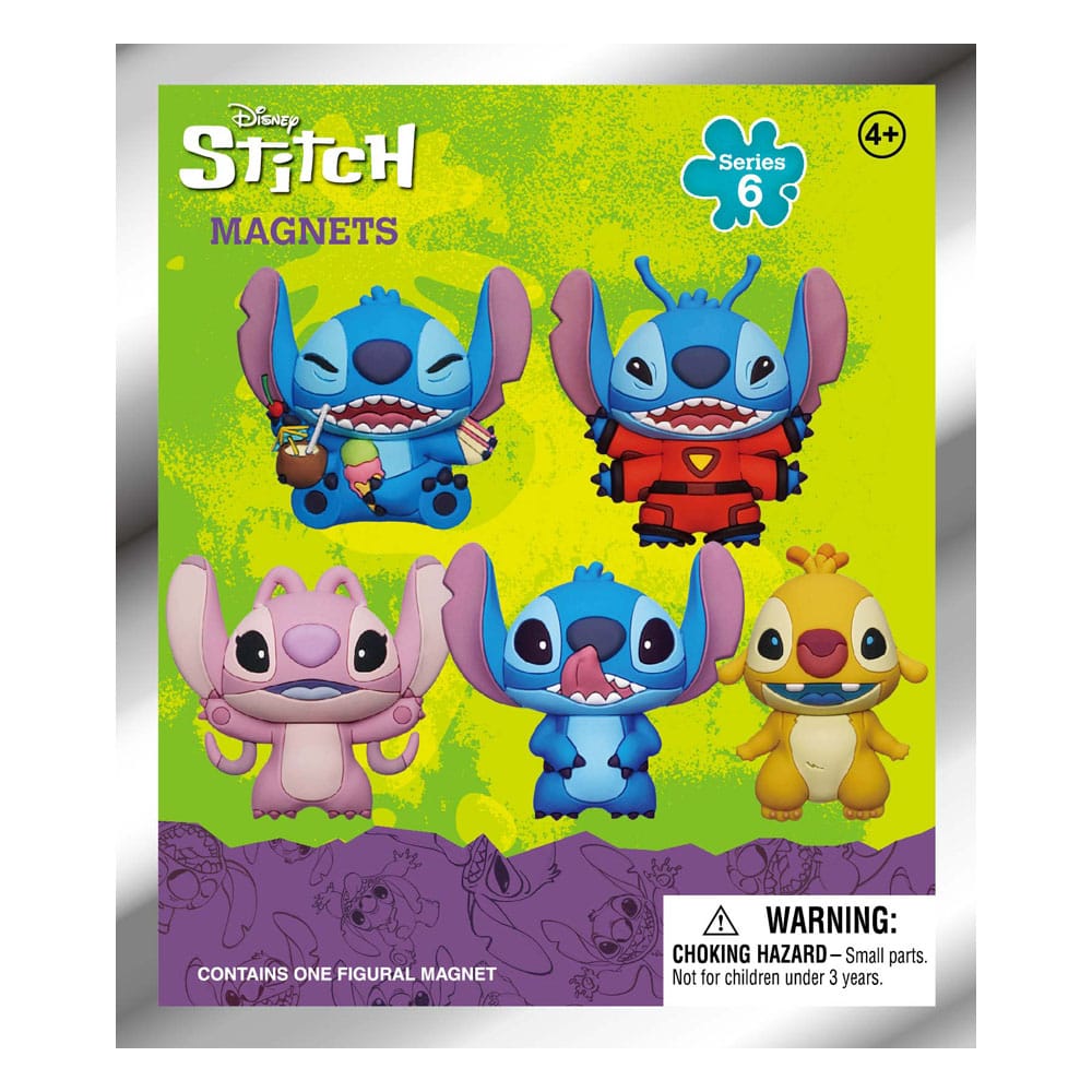 Lilo & Stitch Magnets blind pack Stitch Series 6 Display (12) Monogram Int.