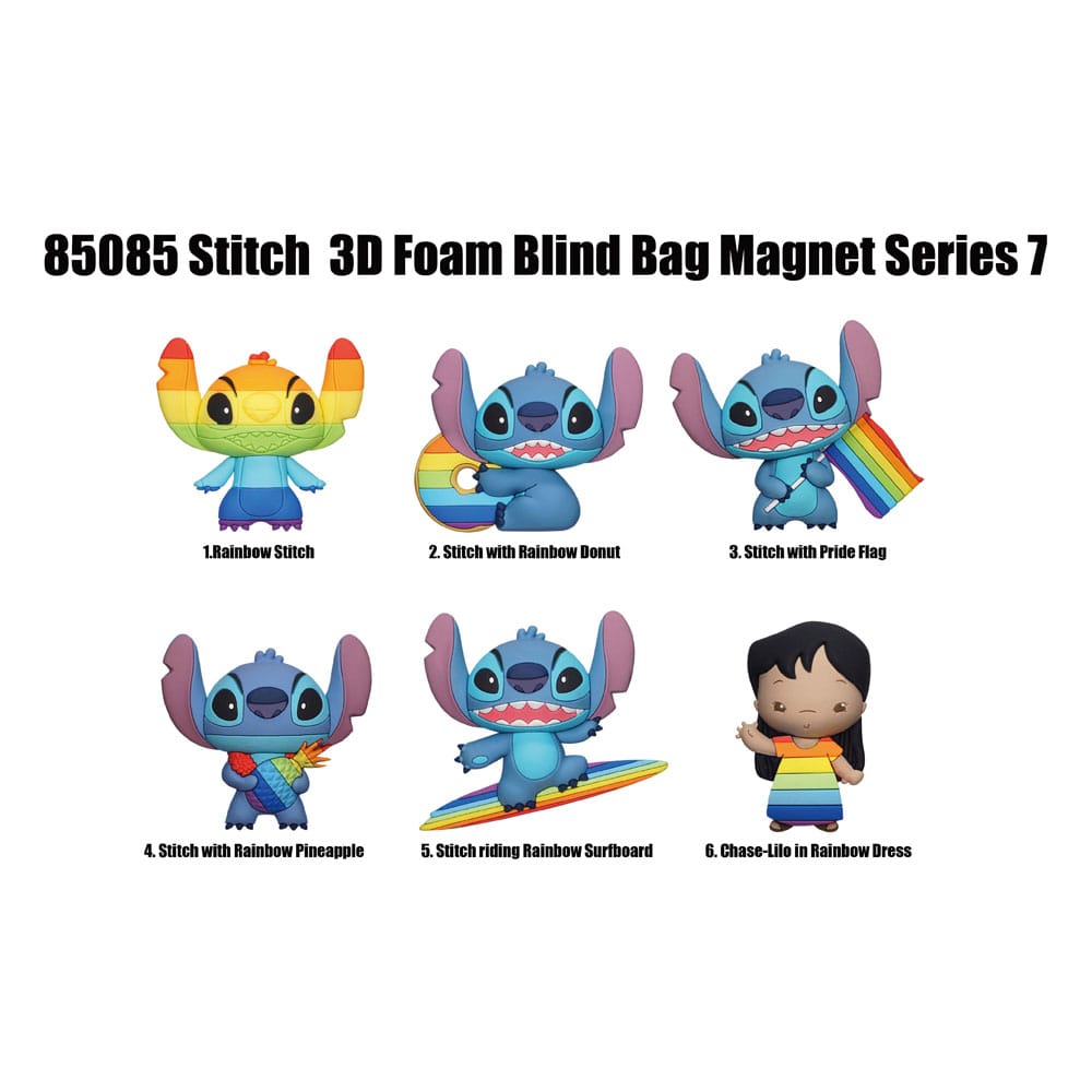 Lilo & Stitch Magnets blind pack Stitch Series 7 Display (12)