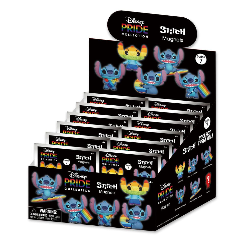 Lilo & Stitch Magnets blind pack Stitch Series 7 Display (12) Magnets