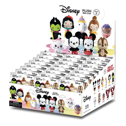 Disney Plush Bag Clips Display (24) Monogram Int.