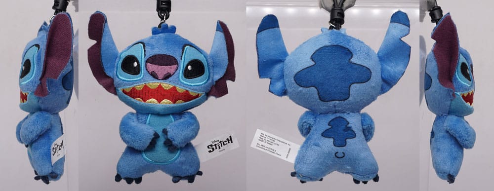 Lilo & Stitch Plush Bag Clips Stitch Display (24) Monogram Int.