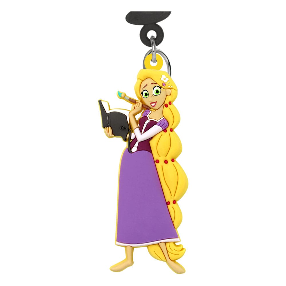Disney Princess Soft Touch PVC Bag Clip Rapunzel Monogram Int.