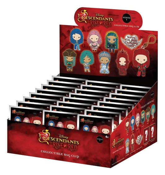 Descendants 3D PVC Bag Clips Series 1 Display (24)
