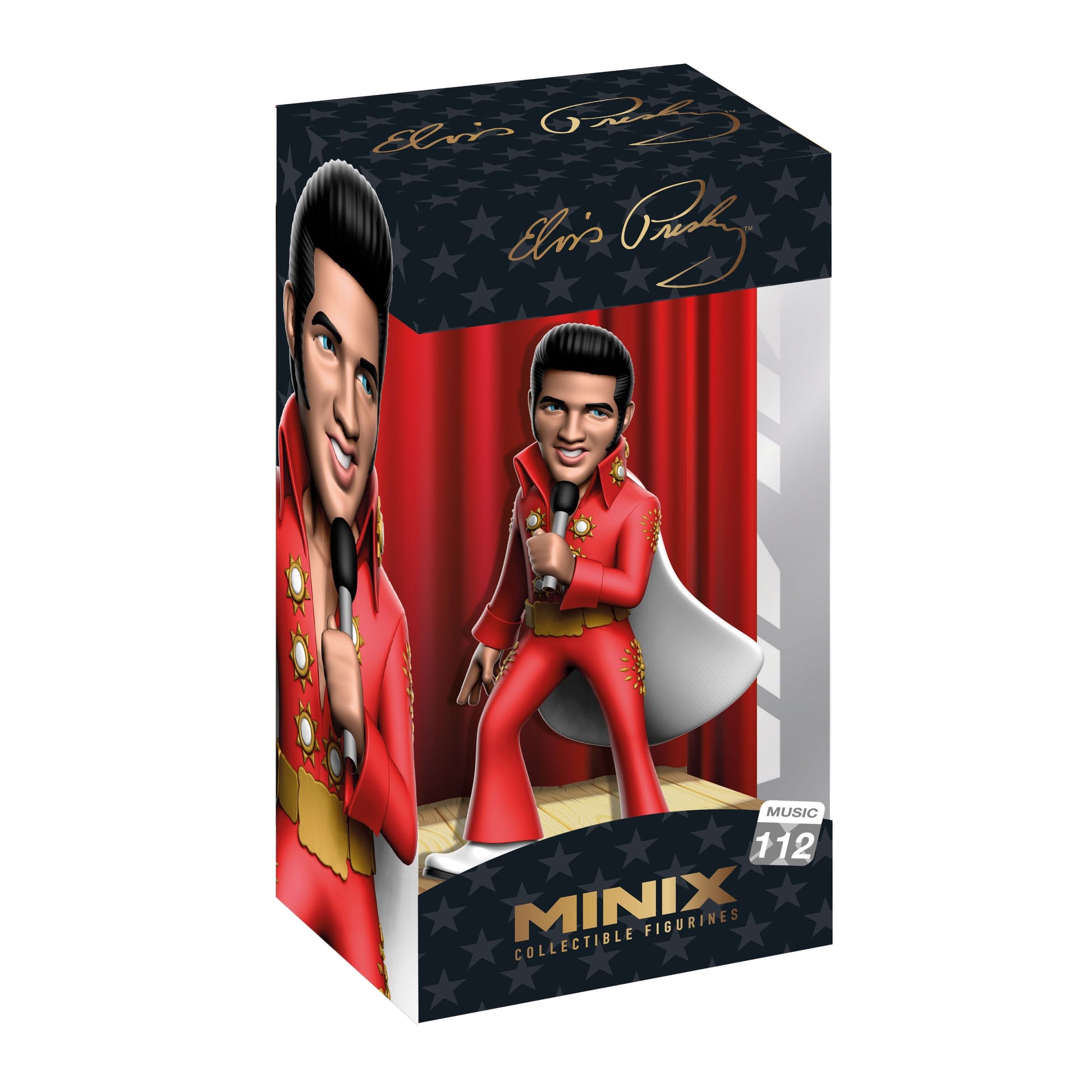 Elvis Presley Minix Figure Elvis Red Suit 12 cm Minix