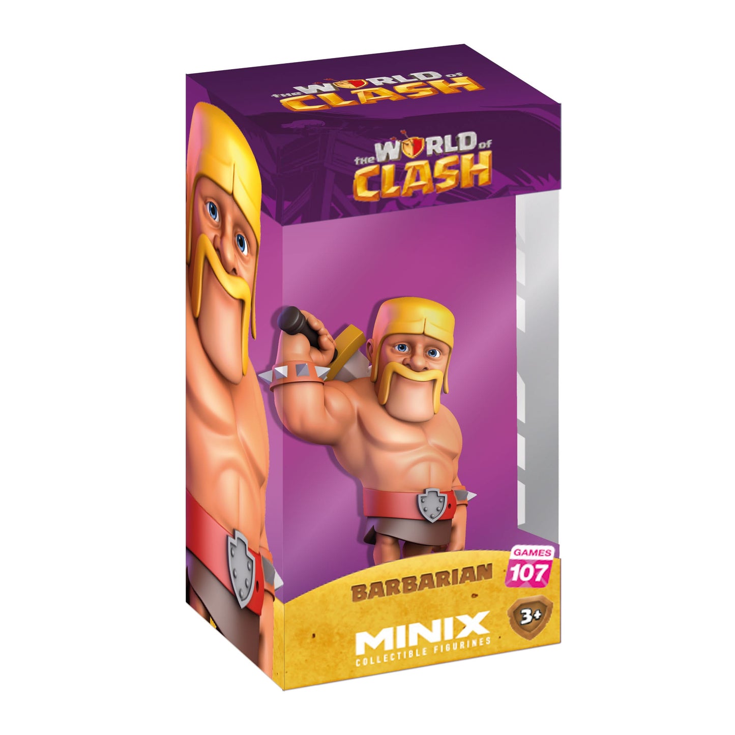 The World of Clash Minix Figure Clash of Clans Barbarian 12 cm Minix