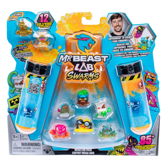Mr. Beast Lab Swarms Mini Figures 12-pack Mega Lab 2 3 cm Assortment (4) Mini-figures