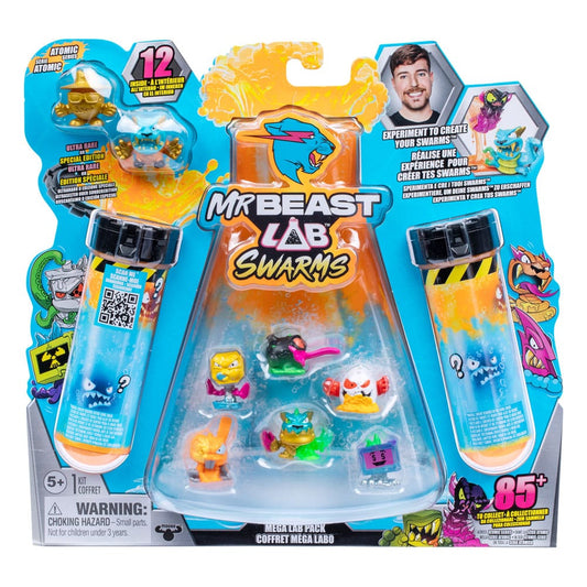Mr. Beast Lab Swarms Mini Figures 12-pack Mega Lab 3 3 cm Assortment (4) Mini-figures
