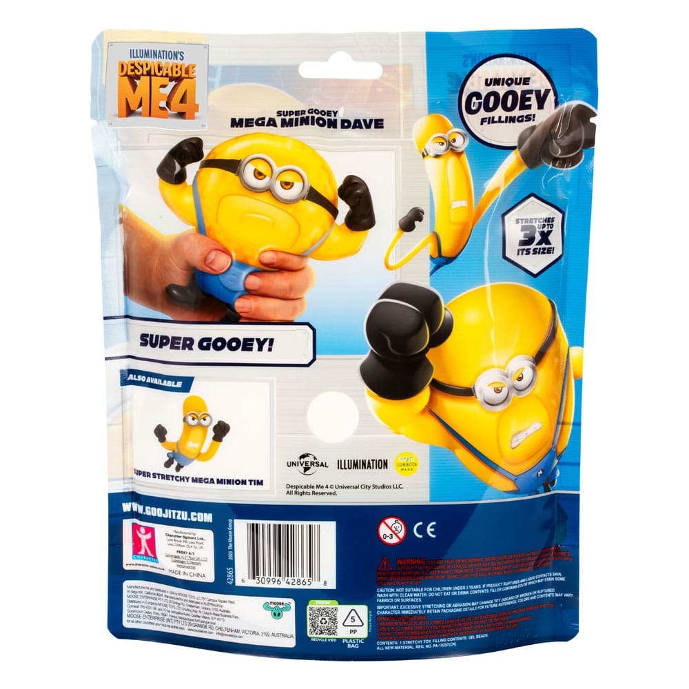 Despicable Me 4 Stretchy Hero Figure Dave 11 cm Mini-figures