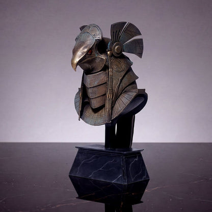 Stargate Desktop Replica Helmet Replica Horus Guard Helmet 15 cm