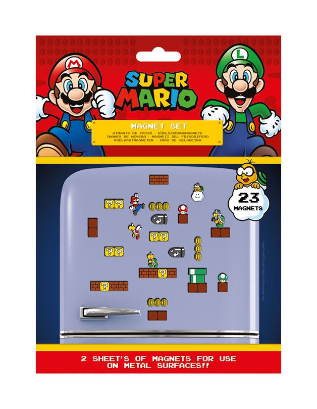 Super Mario Fridge Magnets Mushroom Kingdom Pyramid International
