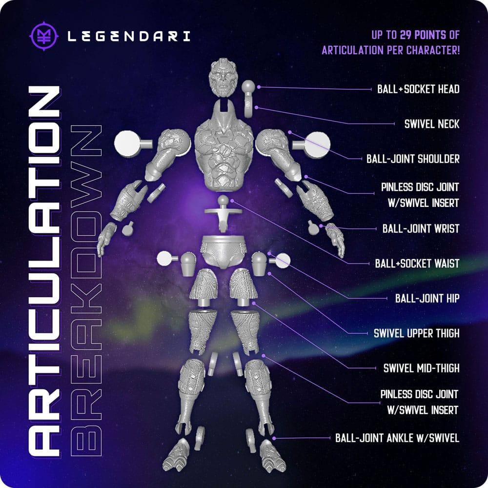 Legendari Actionfigur 1/10 Arcturus 18 cm MetaTravelers