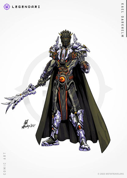 Legendari Actionfigur 1/10 Kael Darkhelm 18 cm MetaTravelers