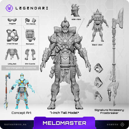 Legendari Actionfigur 1/10 Meld Master 18 cm MetaTravelers
