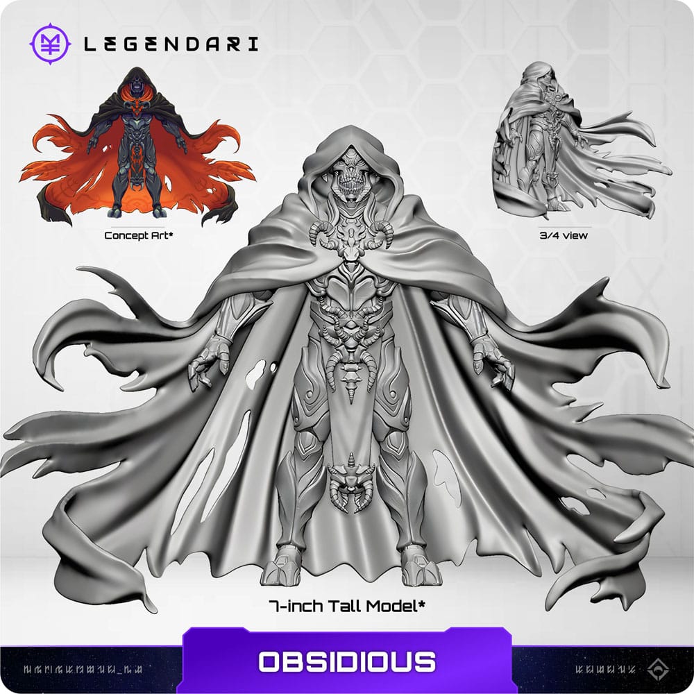 Legendari Actionfigur 1/10 Obsidious 18 cm MetaTravelers