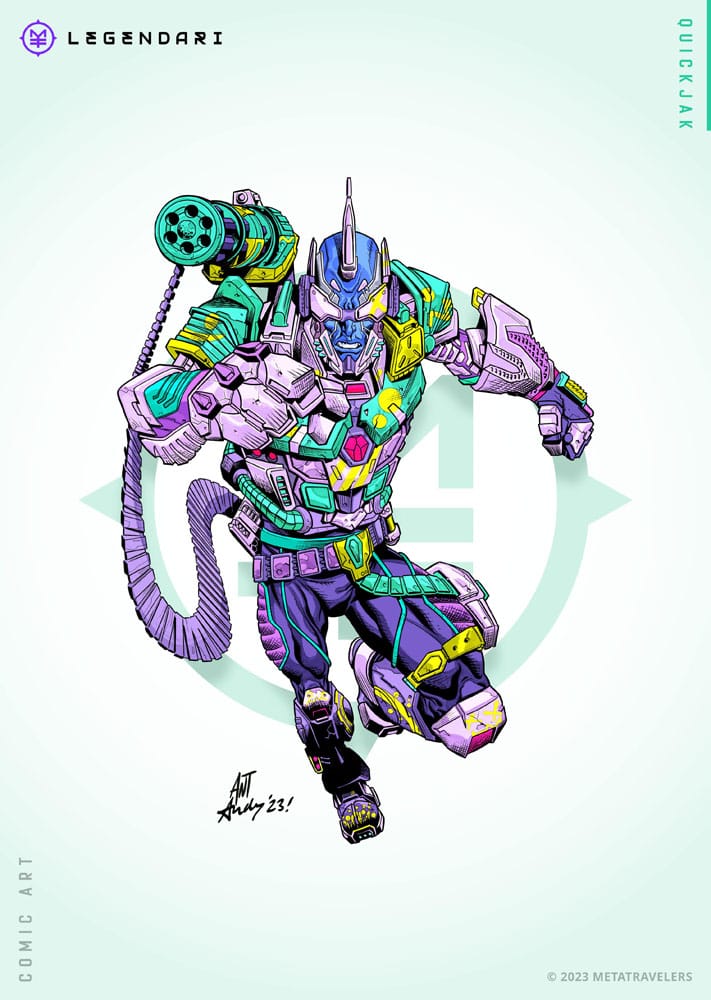 Legendari Actionfigur 1/10 Quik Jak 18 cm MetaTravelers