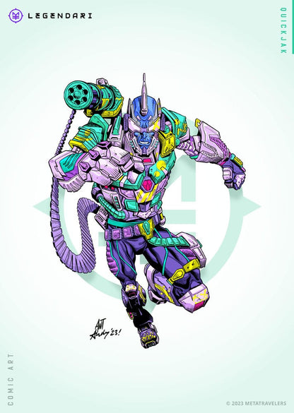 Legendari Actionfigur 1/10 Quik Jak 18 cm MetaTravelers