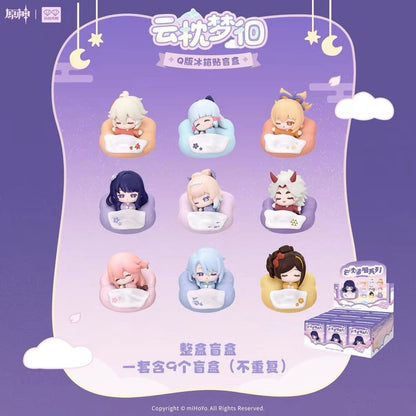 Genshin Impact 3D Magnet Cloud Pillow Dreamland Series 5 cm Blind Box Display (9)
