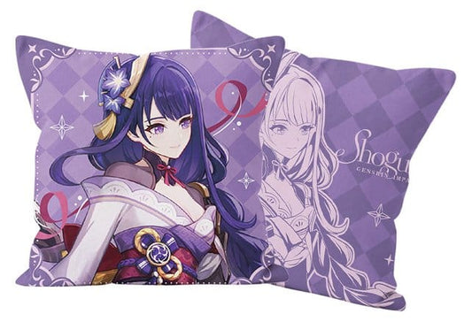 Genshin Impact Anniversary Celebration Series Pillow Case Raiden Shogun 6th Anniversary 45 x 45 cm