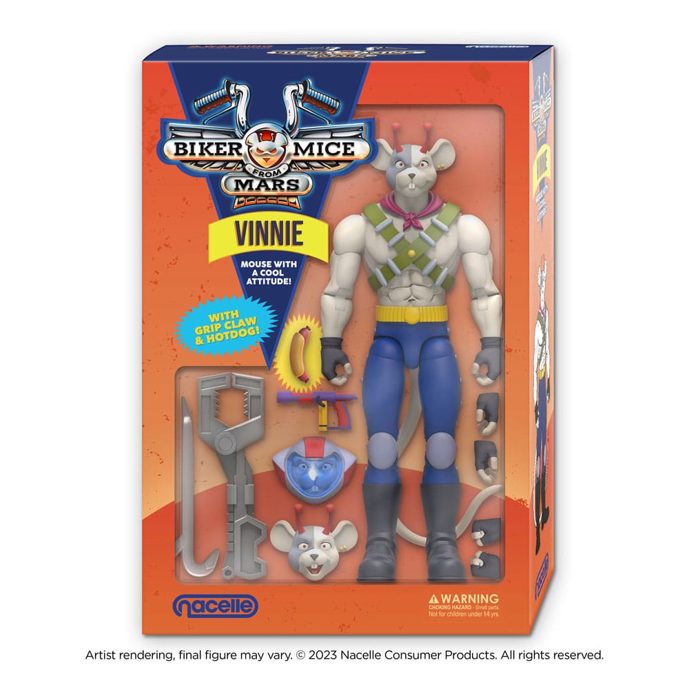 Biker Mice From Mars Action Figures 17 cm Assortment (6)
