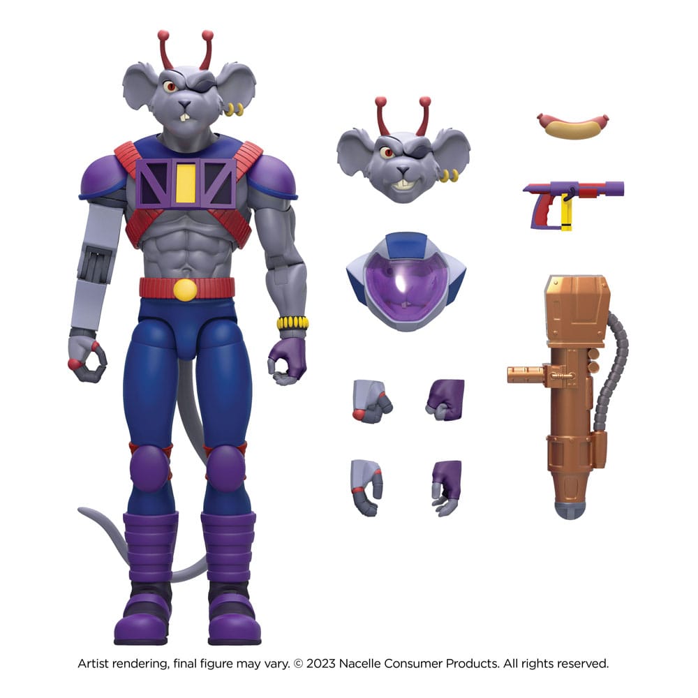 Biker Mice From Mars Action Figures 17 cm Assortment (6)