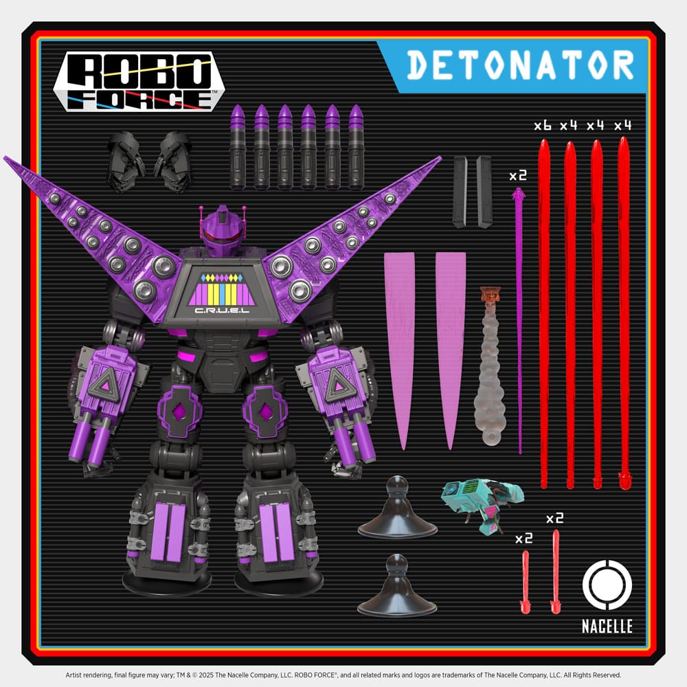 Robo Force Action Figure Wave 2 Detonator 24 cm
