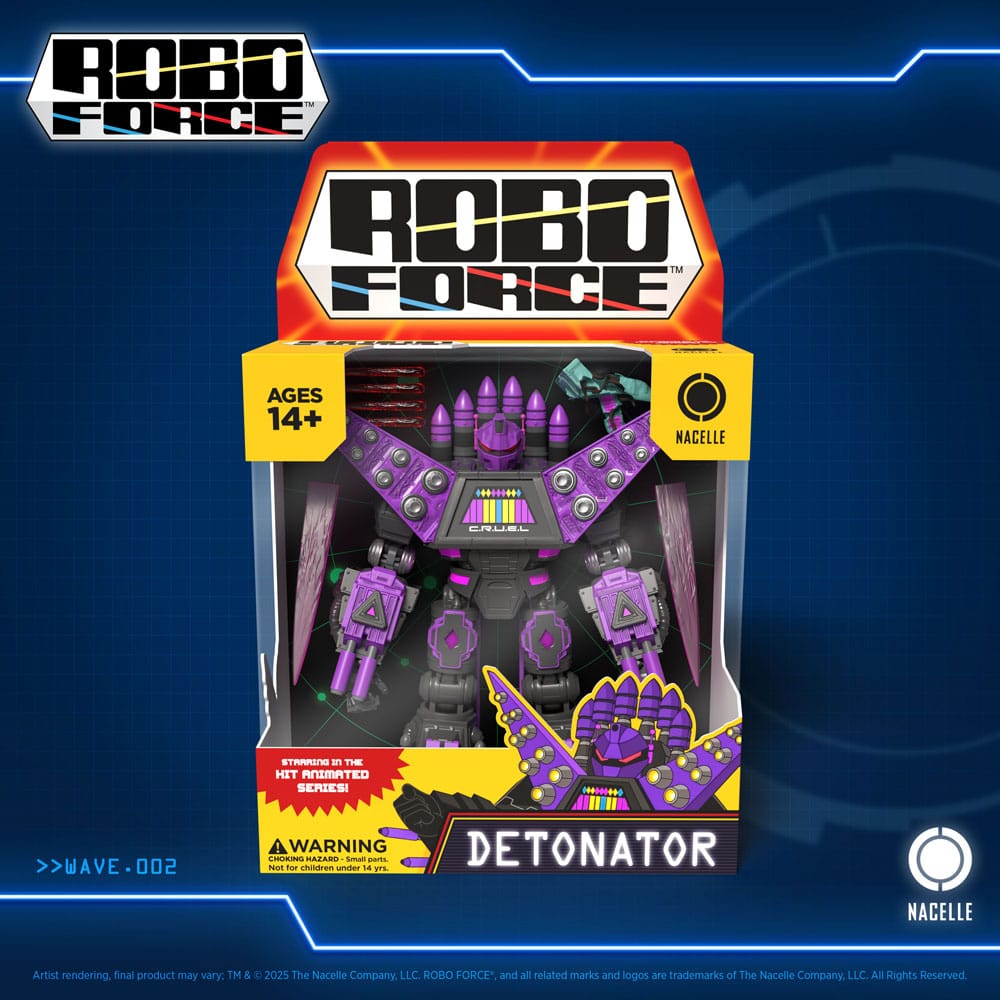 Robo Force Action Figure Wave 2 Detonator 24 cm