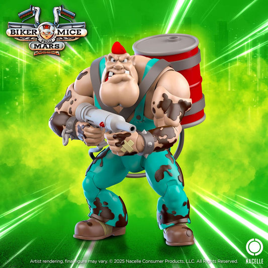 Biker Mice From Mars Action Figure Greasepit 23 cm Nacelle Consumer Products