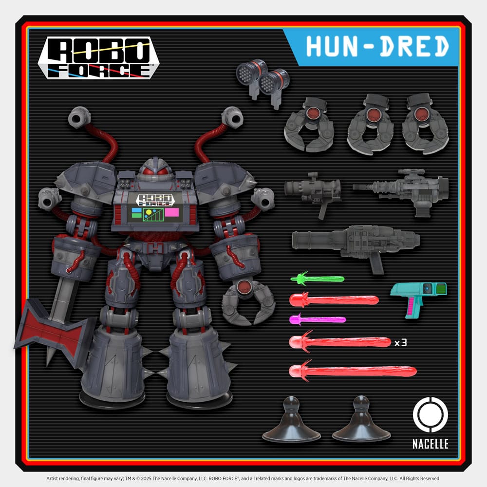 Robo Force Action Figure Wave 2 Hun-Dred 23 cm