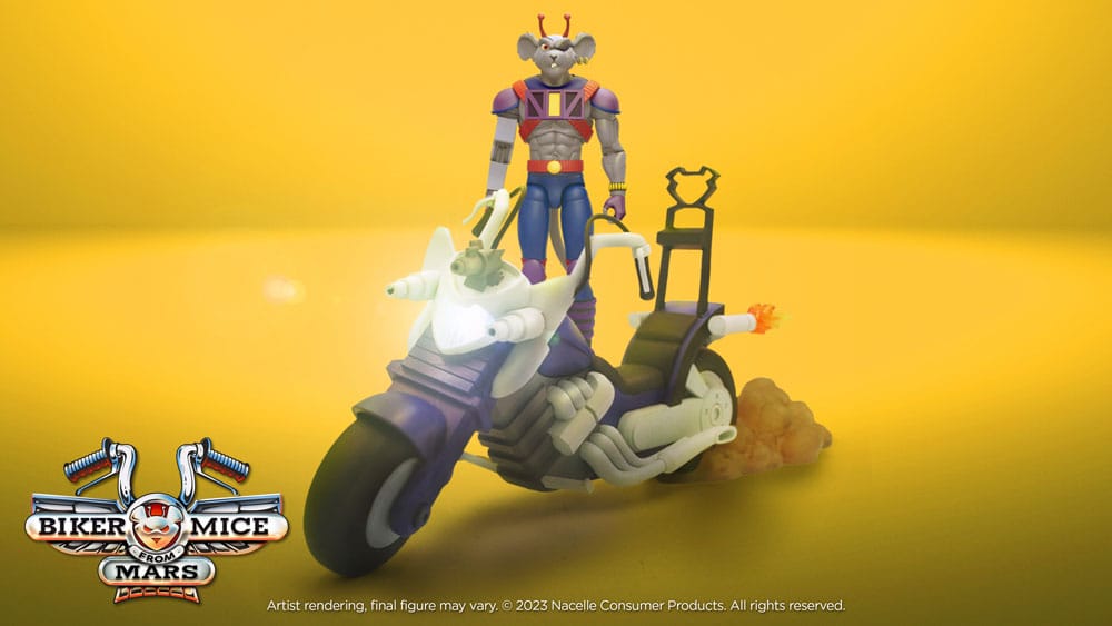 Biker Mice From Mars Vehicle Modo’s Mondo Chopper 25 cm Action figures