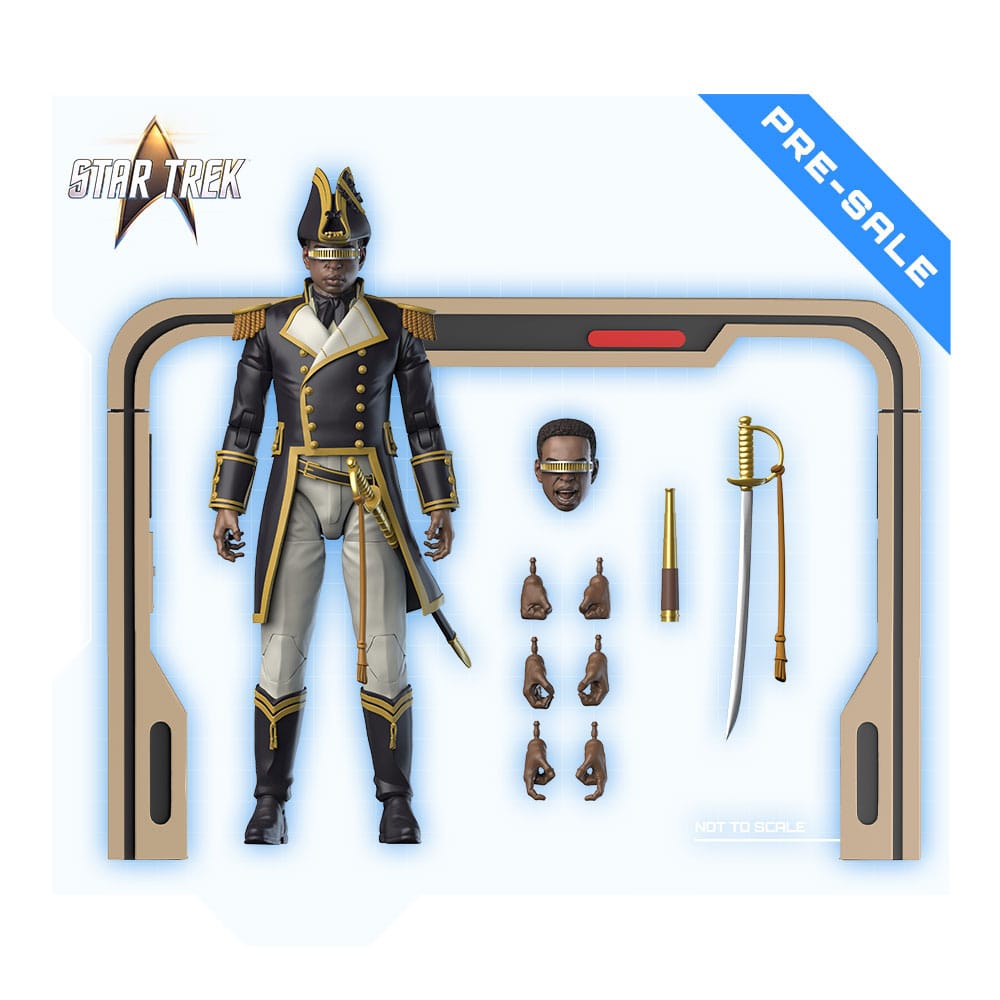 Star Trek: Generations Actionfigur 1/10 Wave 2 Sailor Uniform Geordi La Forge 16 cm