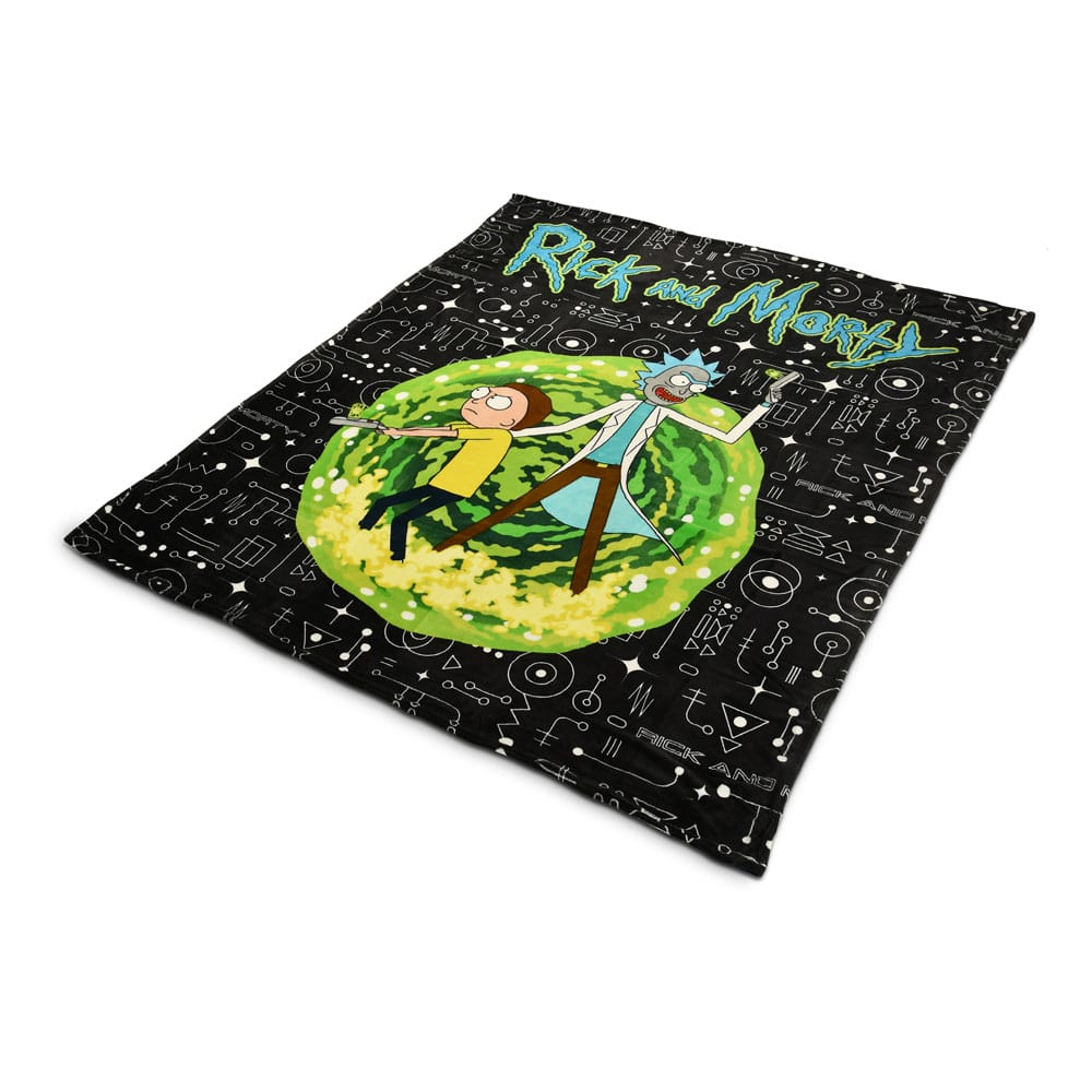 Rick and Morty Cozy Blanket Portal 180 x 200 cm Blankets & Duvets