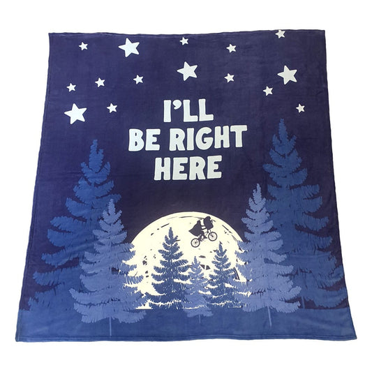 E.T. the Extra-Terrestrial Cozy Blanket Portal I´ll be right here 180 x 200 cm Blankets & Duvets